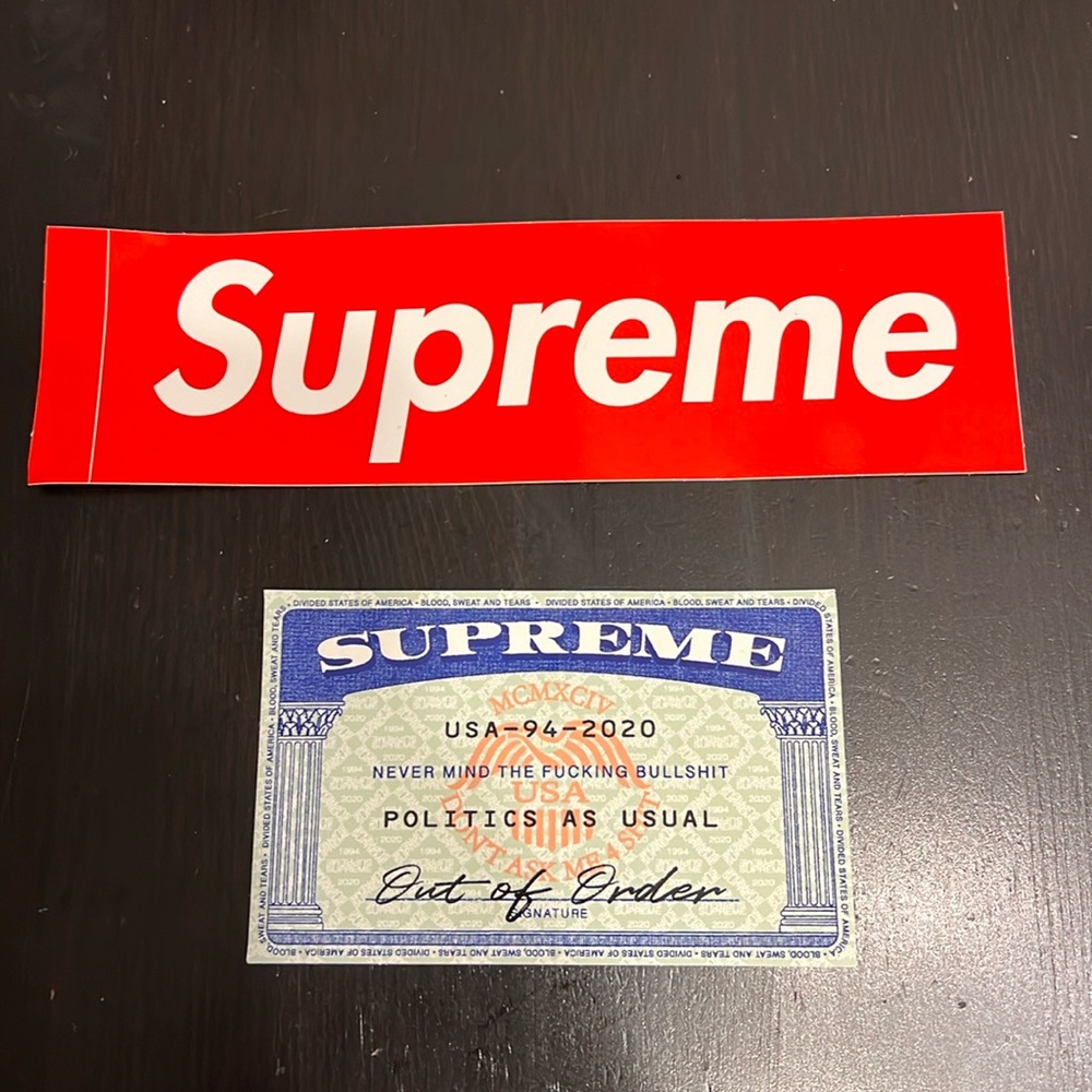 Supreme Stickers